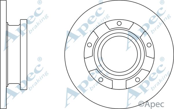 APEC BRAKING Тормозной диск DSK2977